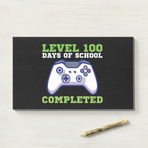 Boys Level 100 Days Of School Completed  Post-it Notes