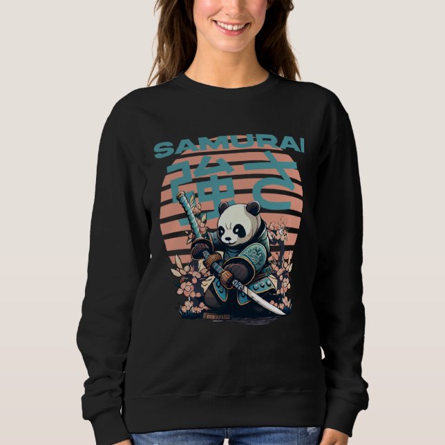 Boys Love Samurai Panda Japan  1 Sweatshirt (Front)