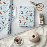 Boys Modern Blue Paintball Kids Birthday Wrapping Paper<br><div class="desc">This adorable kids birthday wrapping paper design features a paintball and paint splatter pattern. The perfect blue colourful and modern gift for any paintball lover!</div>