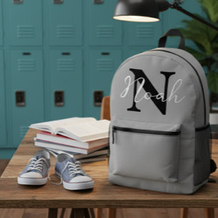Boys' Monogrammed School Bag