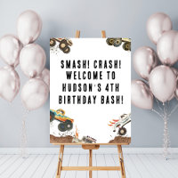 Boys Monster Truck Customisable Birthday Party