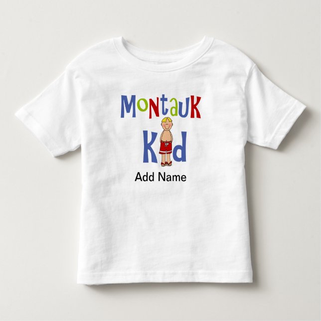 Boys Montauk Kids Toddler T-Shirt (Front)