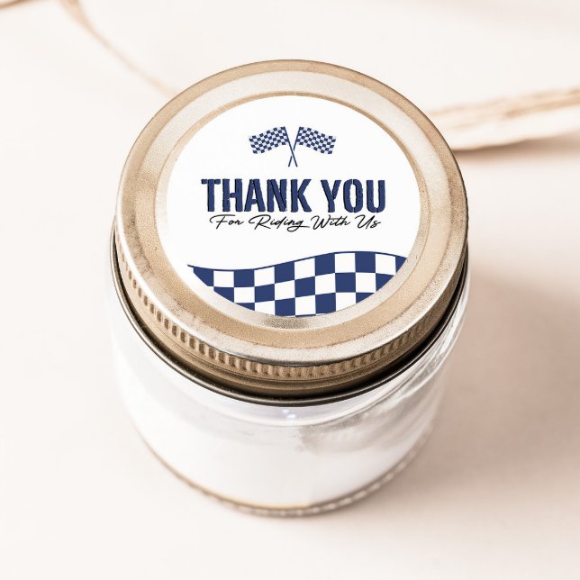 Boys' Motocross Dirt Bike Birthday  Classic Round Sticker (Creator Uploaded)