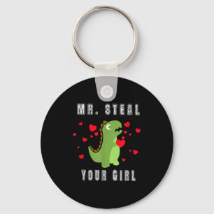 Boys Mr. Steal Your Girl - Cute Valentines Day Din Key Ring