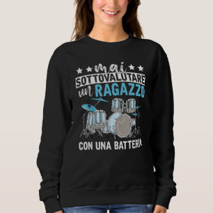 Boys Musical Instrument Drum Set Drum Set Sweatshirt
