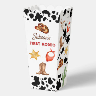 Boys My First Rodeo Cowboy 1st Birthday  Favour Box