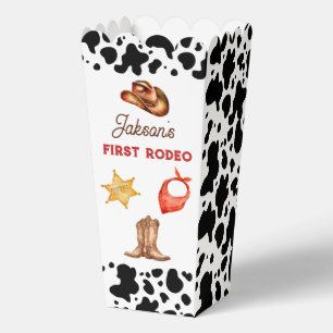 Boys My First Rodeo Cowboy 1st Birthday  Favour Box