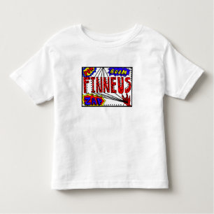 Boy's Name Finneus Spider Web Super Powers Toddler T-Shirt