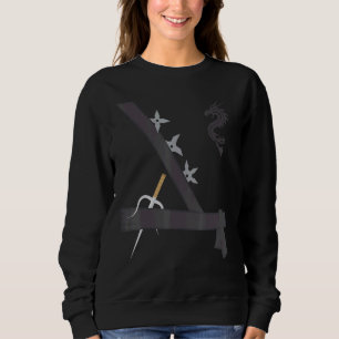 Boys Ninja Costume Easy Last Minute Halloween Sweatshirt