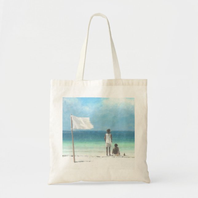 Boys on Beach Kenya Tote Bag (Front)