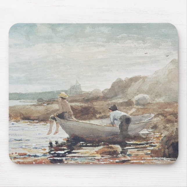 Boys on the Beach Mouse Pad (Front)