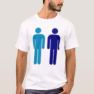Boys Only Gay Pride Blue Men T-Shirt