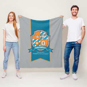 Boys Orlando or letter O name meaning grey blanket