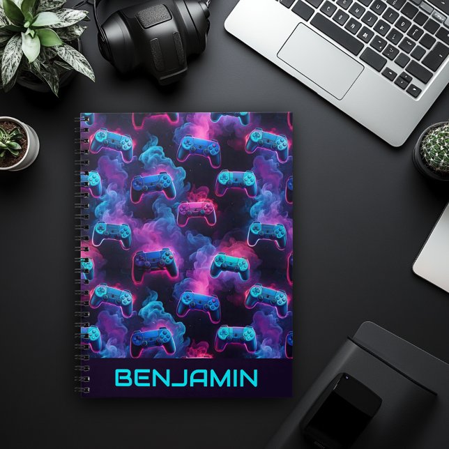 Boys Personalised Gaming Controller Notebook (Creator Uploaded)