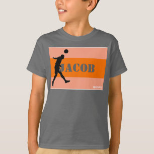 Boy's Personalised T-Shirt Basketball Theme HAMbWG