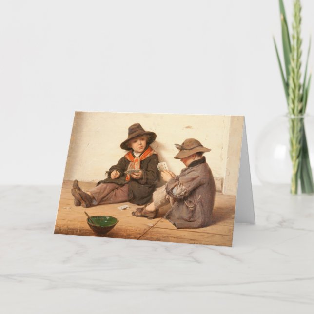 Boys Playing Cards | Antonio Ermolao Paoletti (Front)