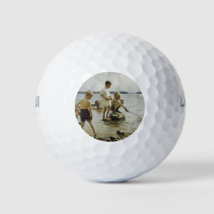 Boys Playing on the Shore (by Albert Edelfelt) Golf Balls