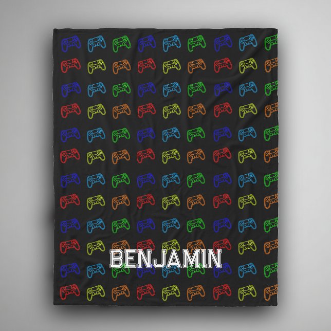 Boys Playstation Personalised Fleece Blanket  (Creator Uploaded)
