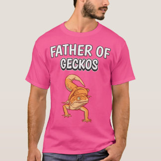 Boys Reptile Dad Father'S Day Father Of Geckos T-Shirt