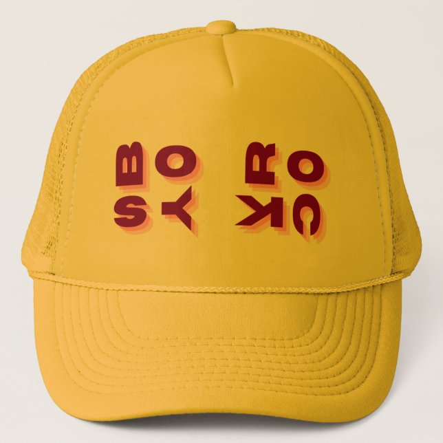 BOYS ROCK Trucker Hat (Front)