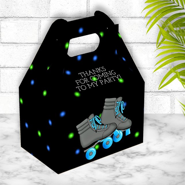 Boy's Roller Skate Birthday Party Favour Box (Creator Uploaded)