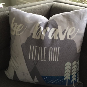 Boy's Room Be Brave Little One Cushion