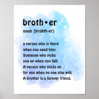 Boys Room Wall Art Brother Definition