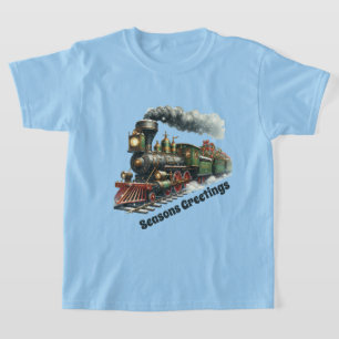 Boys seasons greetings add text T-Shirt