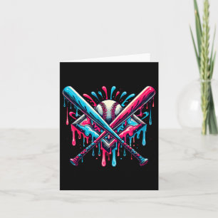 Boys Sell T Home Plate Drip Graphic Kids Sell  Card