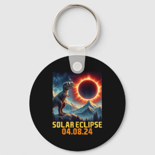 Boys Shirt Solar Eclipse Rex Dino Glasses Key Ring