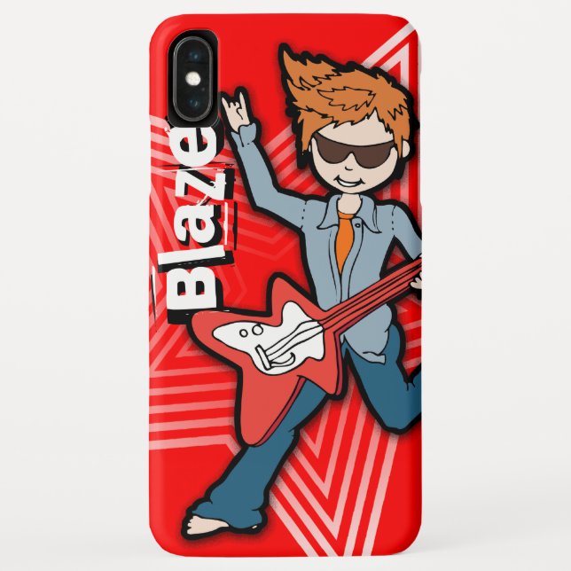 Boys short name rockstar kid Case-Mate iPhone case (Back)