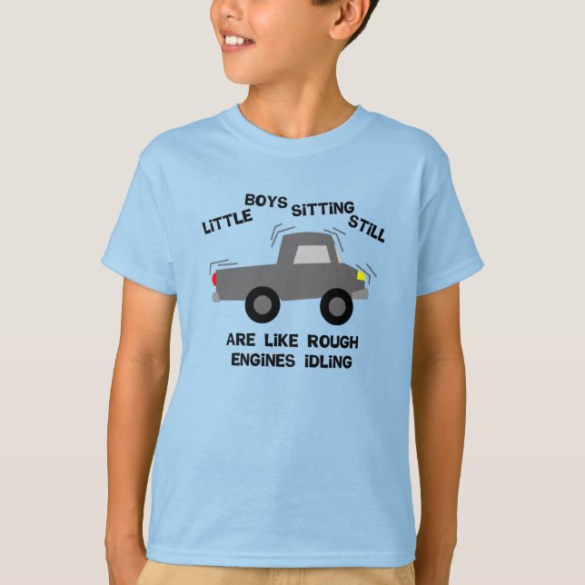 Boys Sitting Still T-Shirt (Front)