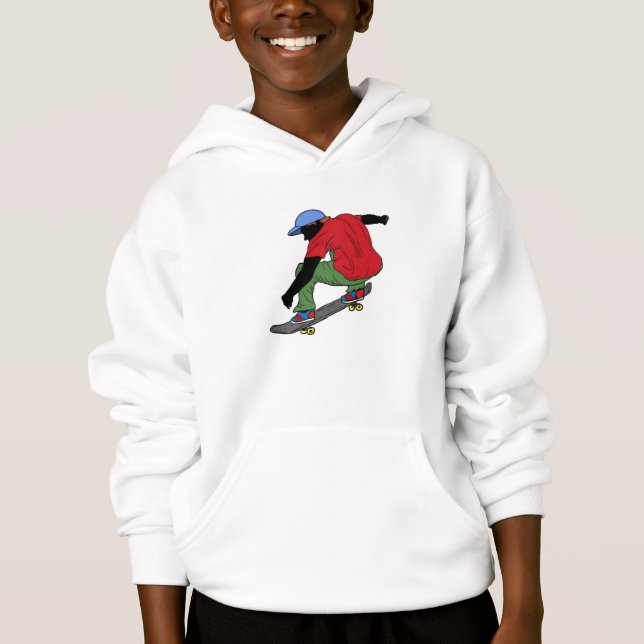Boys skateboard hoodie (Front)