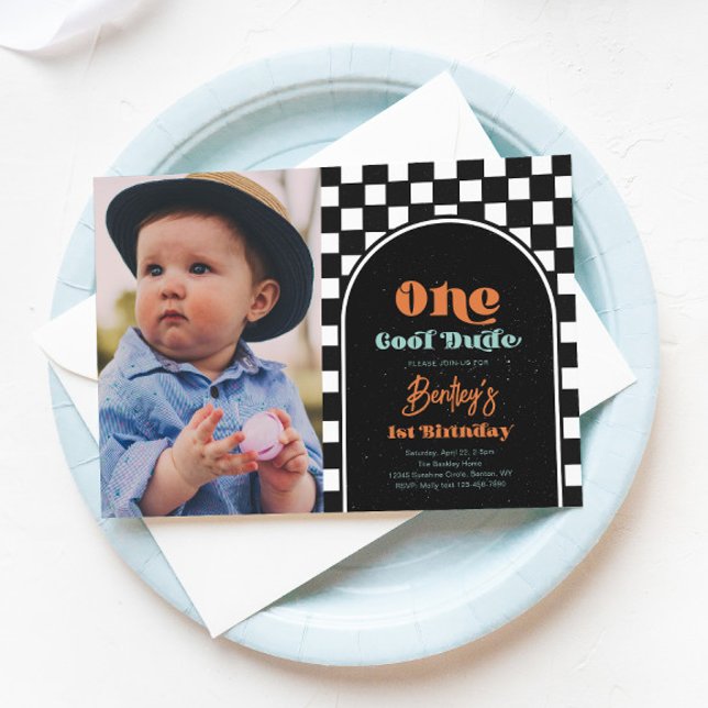 Boy's Skateboarding Birthday Invitation (Creator Uploaded)