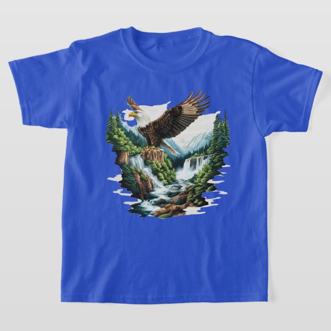 Boys soaring eagle lovers  T-Shirt (Laydown)