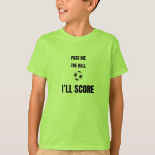 Boys Soccer Shirt - Pass Me The Ball