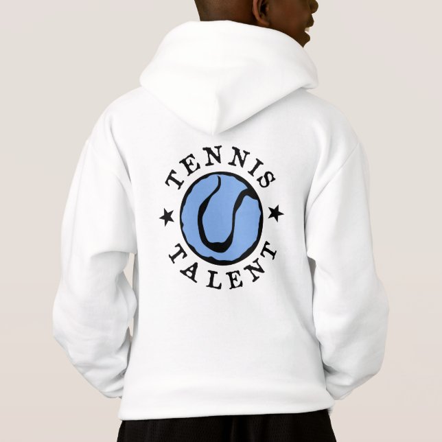 Boy's sportswear | tennis hoodie with print (Back)