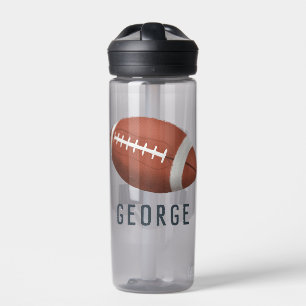 Boys Sporty American Football Kids Water Bottle