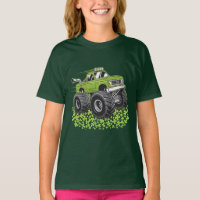 Boys St Patricks Day Toddler Lucky Monster Truck 
