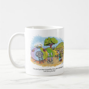 Boys Stopped By right hand cartoon mug