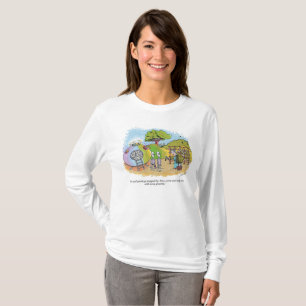 Boys Stopped By womens long sleeve cartoon shirt