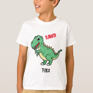 Boy's T-Rex Dinosaur Cotton T-Shirt Kid's Shirts