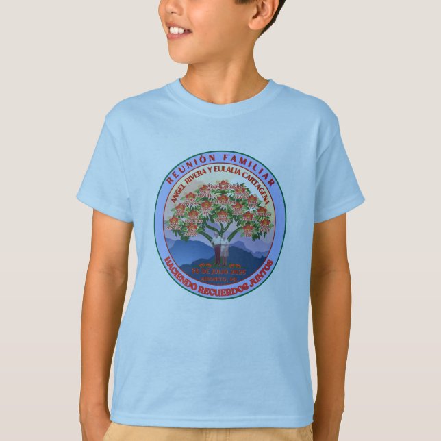 Boys T-shirt 2025 Reunión Familiar (Front)