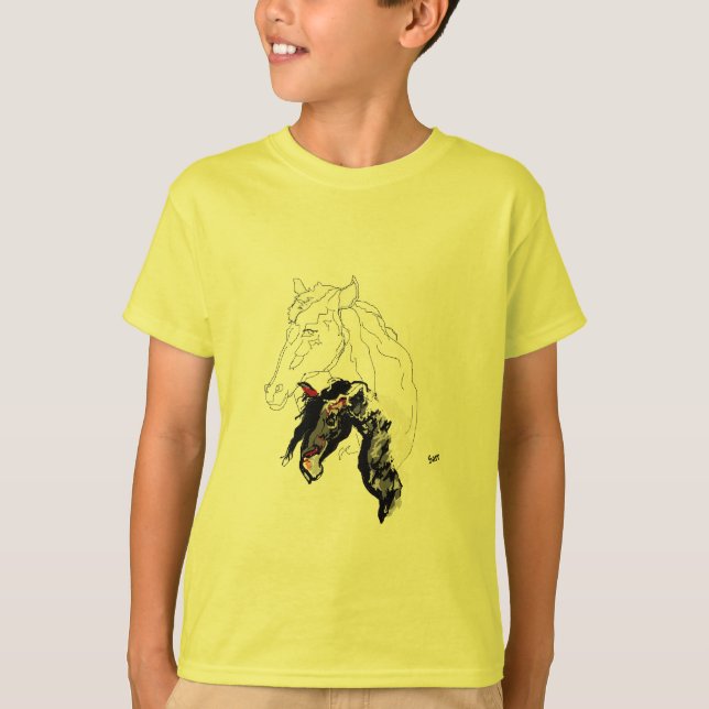 Boy's T-Shirt : Horse within a Horse (Front)