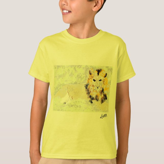 Boy's T-Shirt : Lion's Den (Front)
