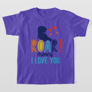 Boys' T-Shirt ROAR with Love – Dino Kids' Tee