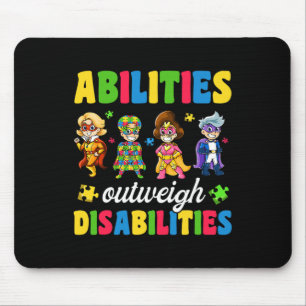 Boys Toddler Autism  Disabilities Awareness Mouse Pad