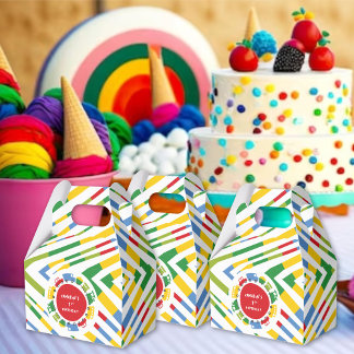 Boys Toys Colourful Fun Transport Birthday Party Favour Box