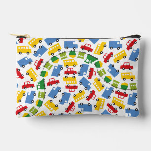 Boys Toys Colourful Transport Kid's Birthday Party Accessory Pouch
