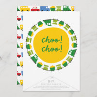 Boys Toys Transport Happy Birthday Party Banner